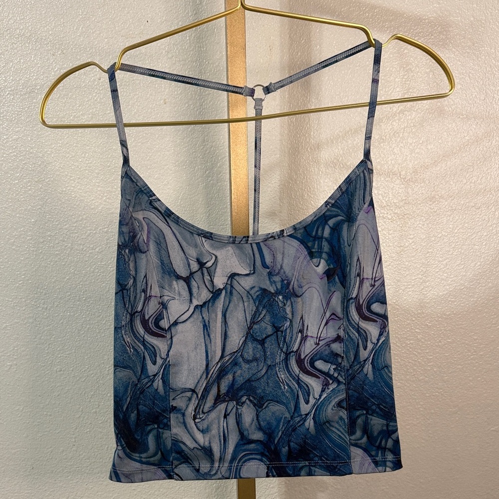 Victoria's Secret - On Point-Marble Blue Camisole- Size Large